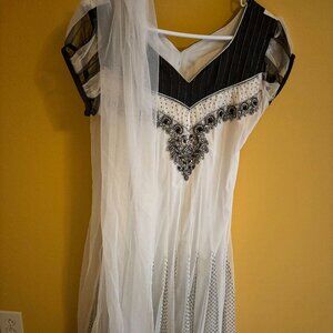 White Salwar/Chudidhar (Size 34)